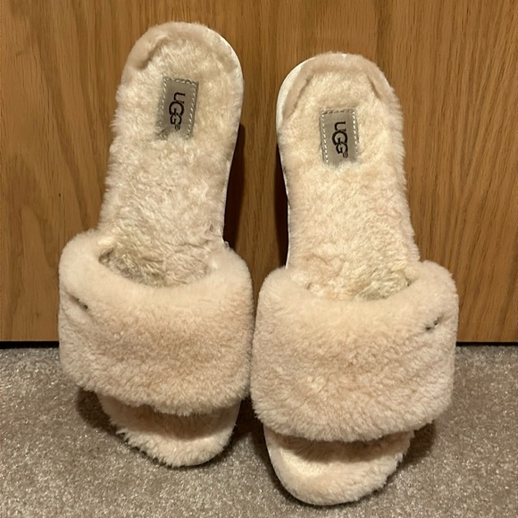 Ugg Cozette Womens Slippers - Cream/Slides - Picture 2 of 8